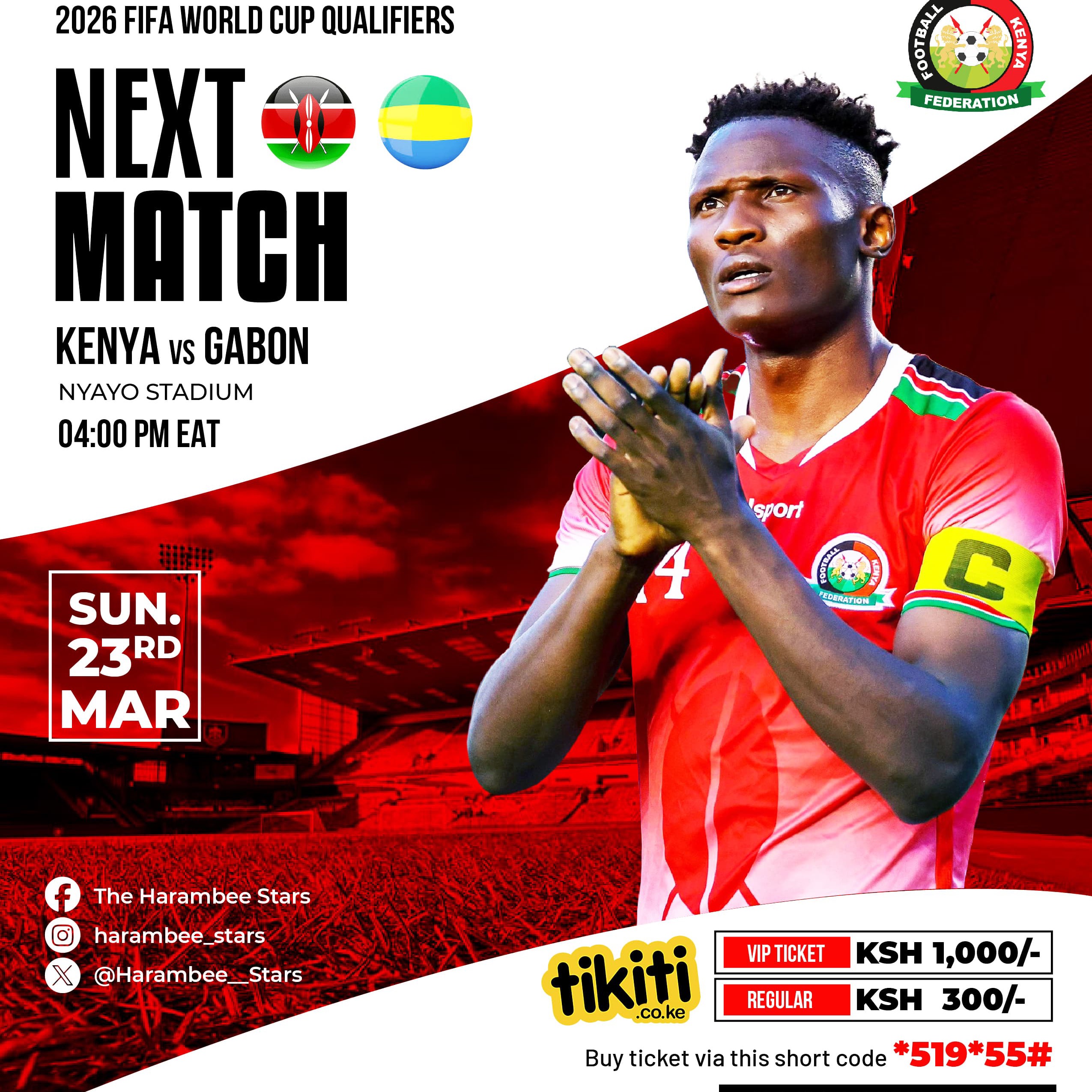 Kenya vs Gabon Poster