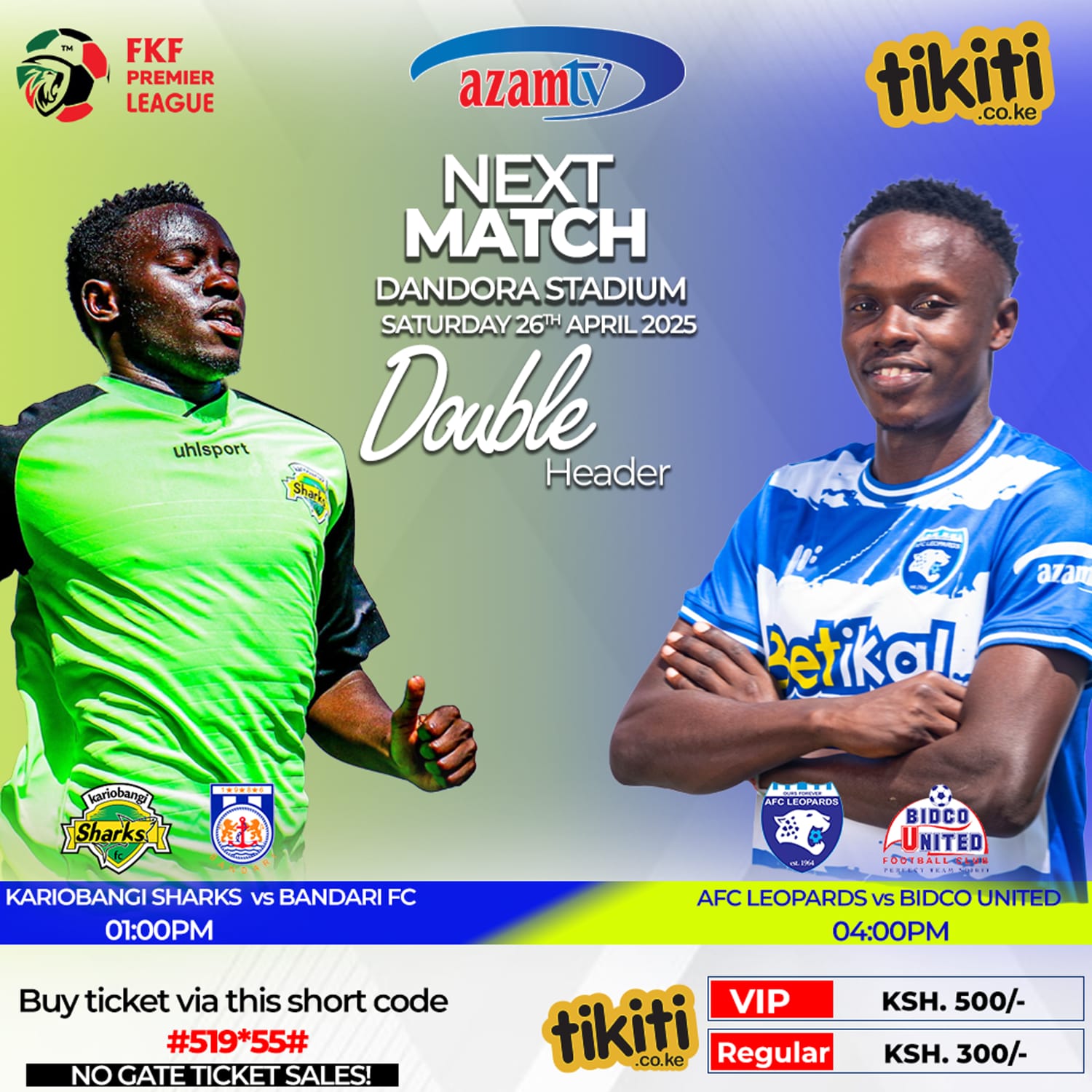 26th  Double Header Poster