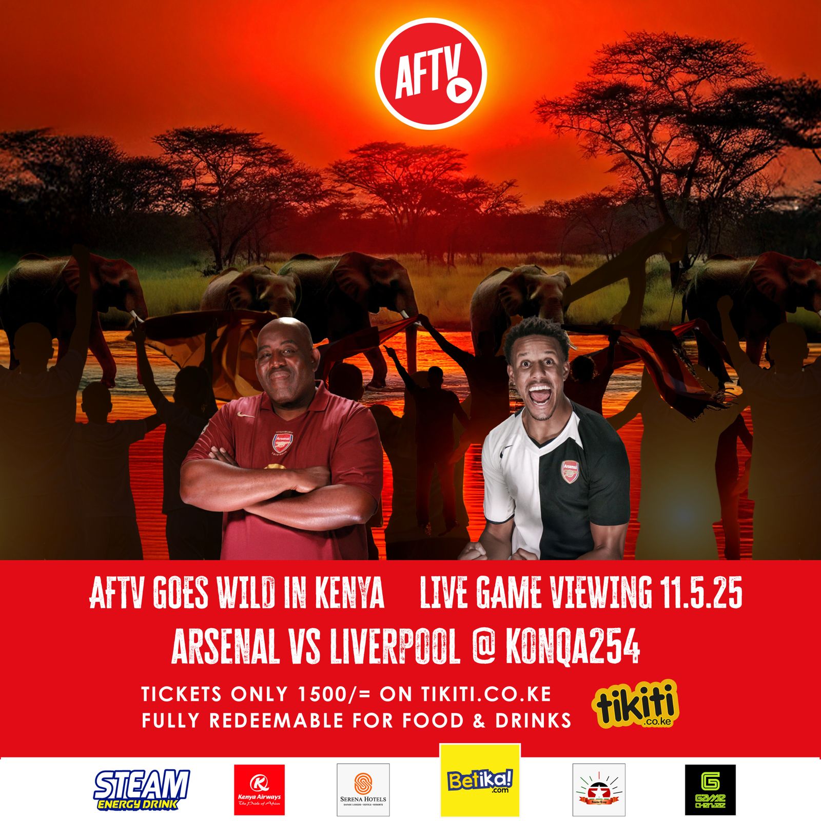 Liverpool vs Arsenal at Anfield Poster