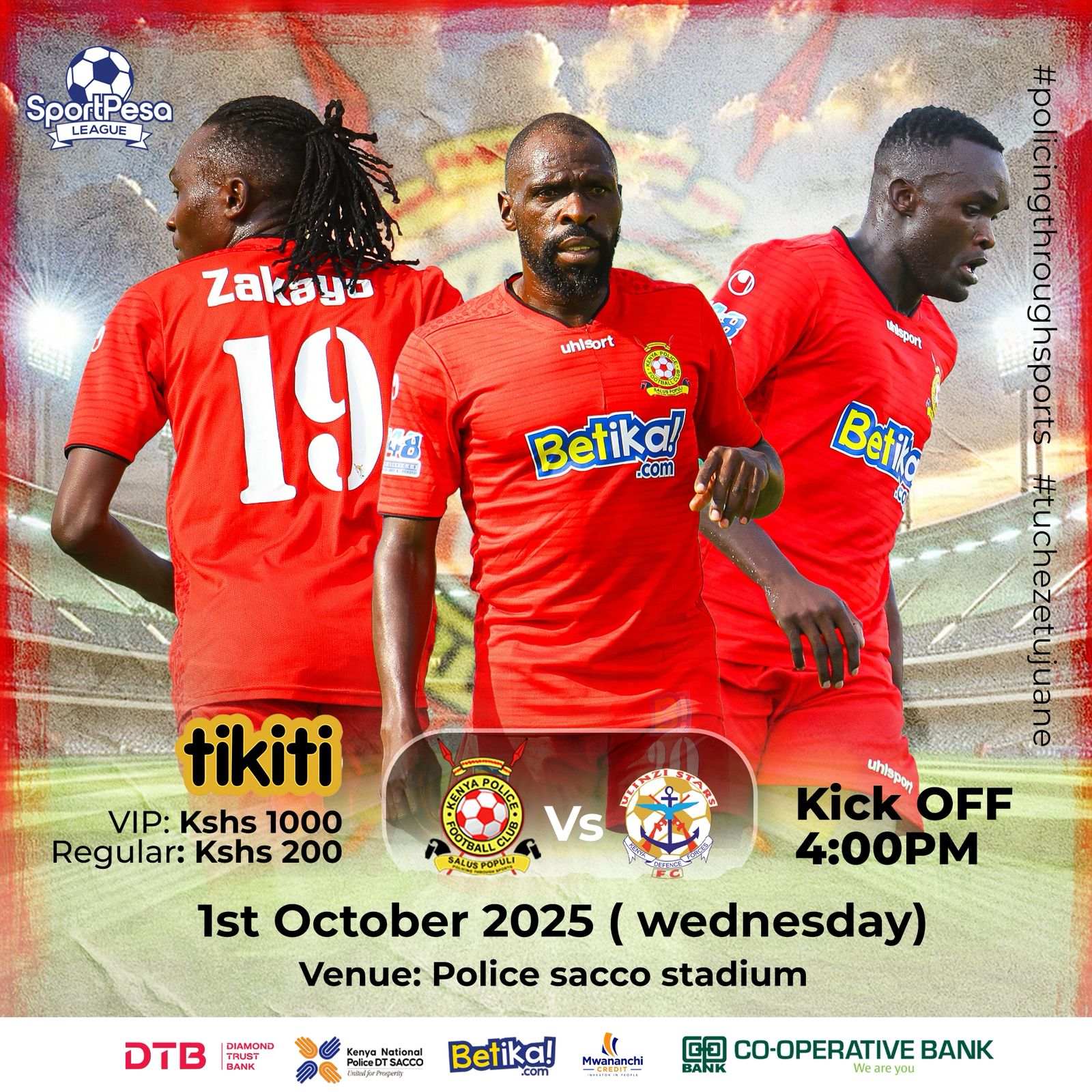 Kenya Police vs Ulinzi Stars Poster