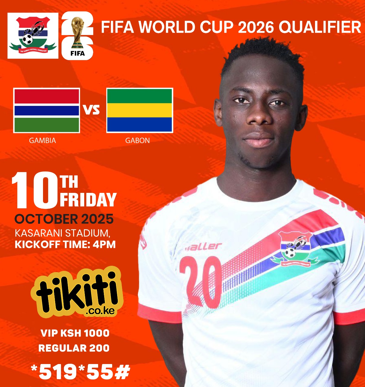 Gambia vs Gabon Poster