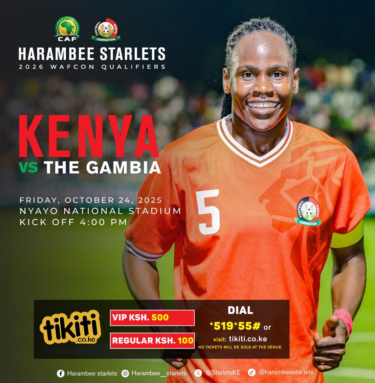 Kenya vs Gambia Poster