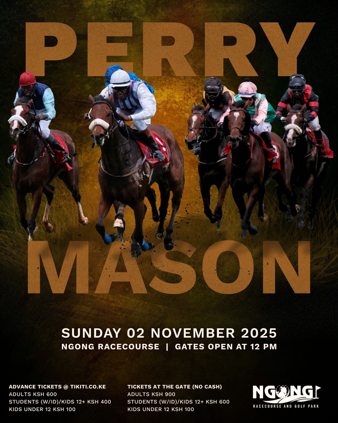 The Perry Mason - Horse Racing Poster