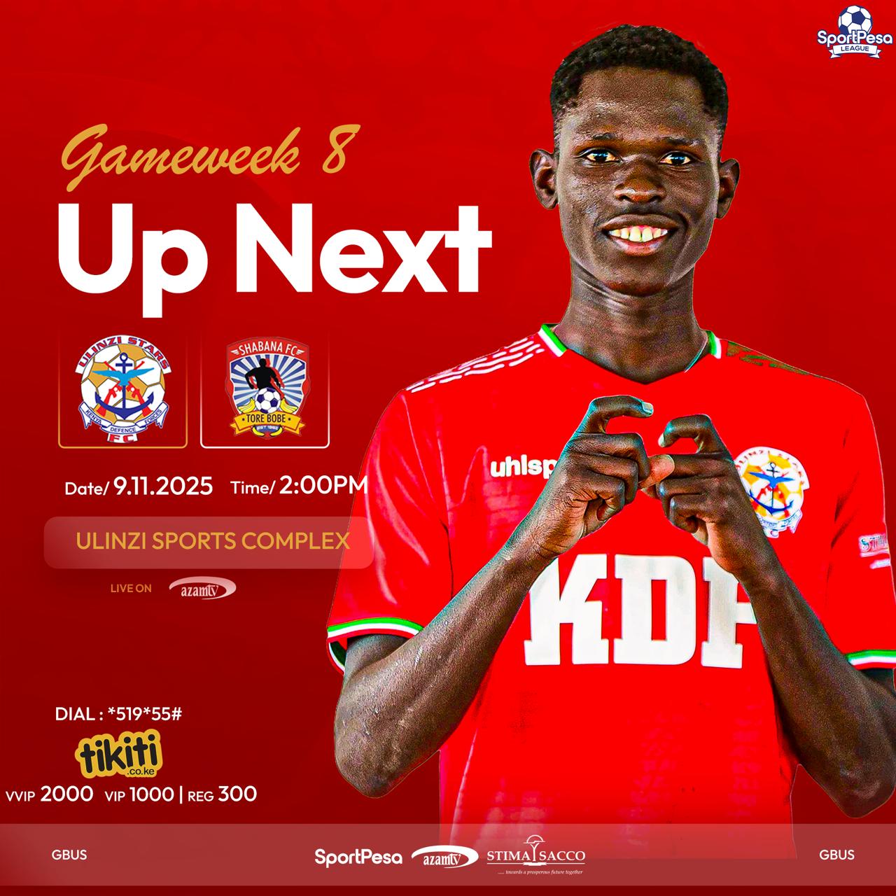 Ulinzi Stars vs Shabana FC Poster