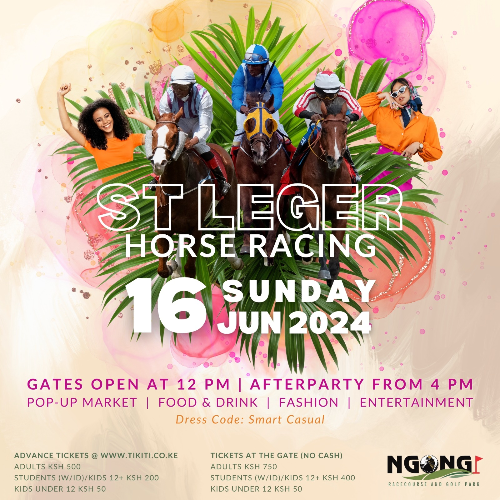 St Leger Race Day Poster