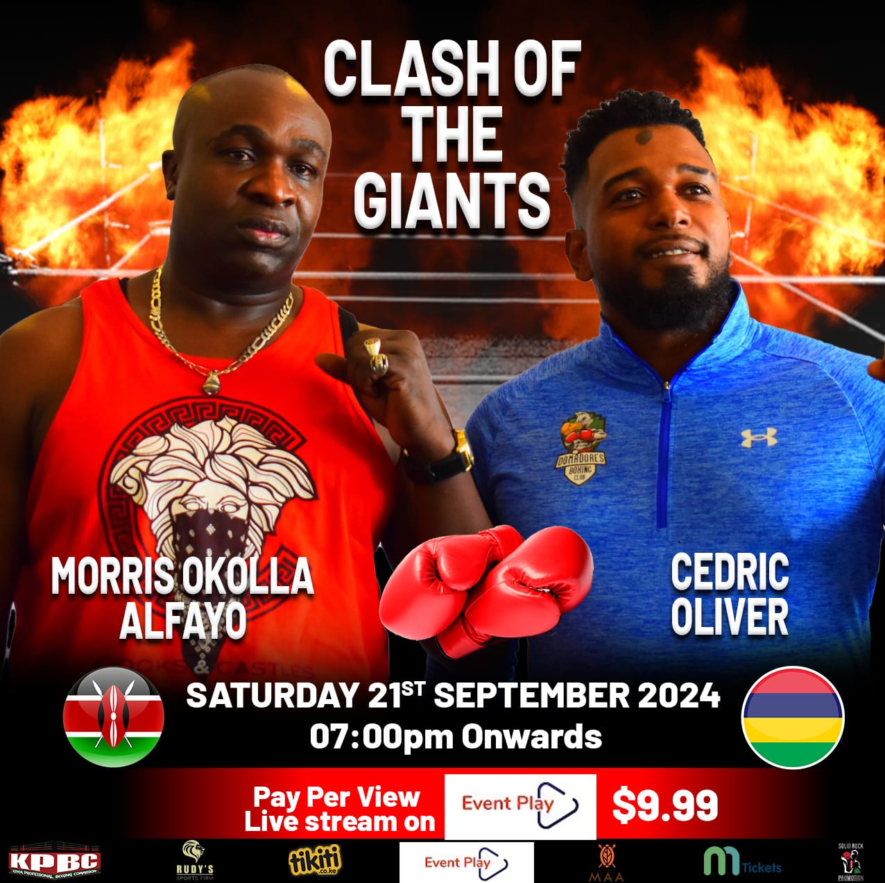 Clash of the giants Poster