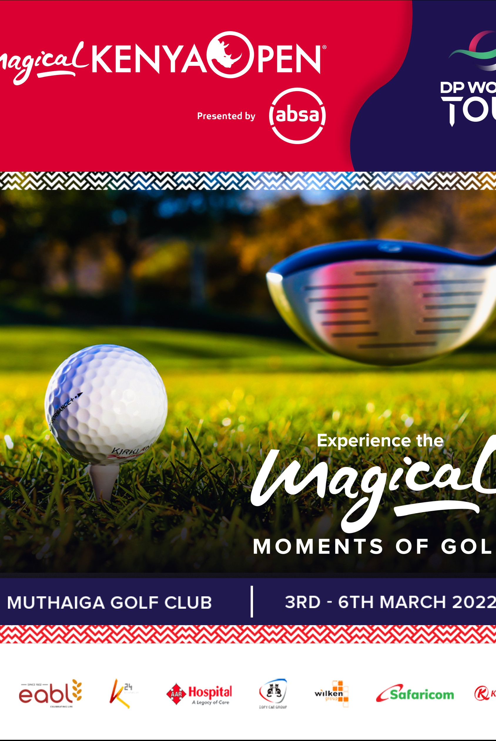 The 2022 Magical Kenya Open Poster