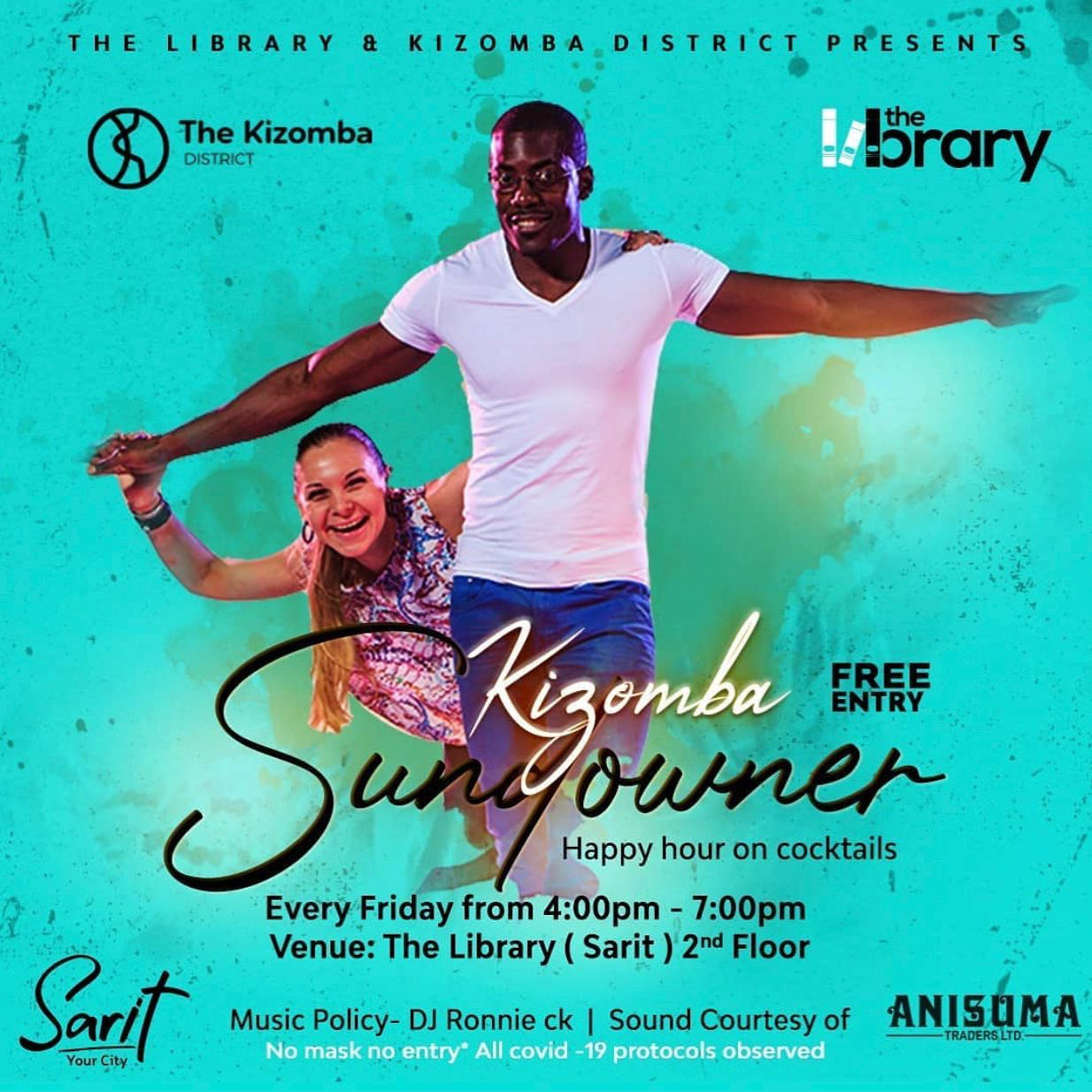 Kizomba Sundowner (Every Friday) Poster