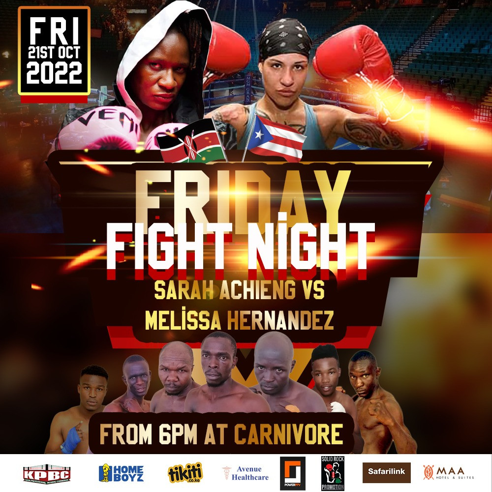 Friday Fight Night Poster