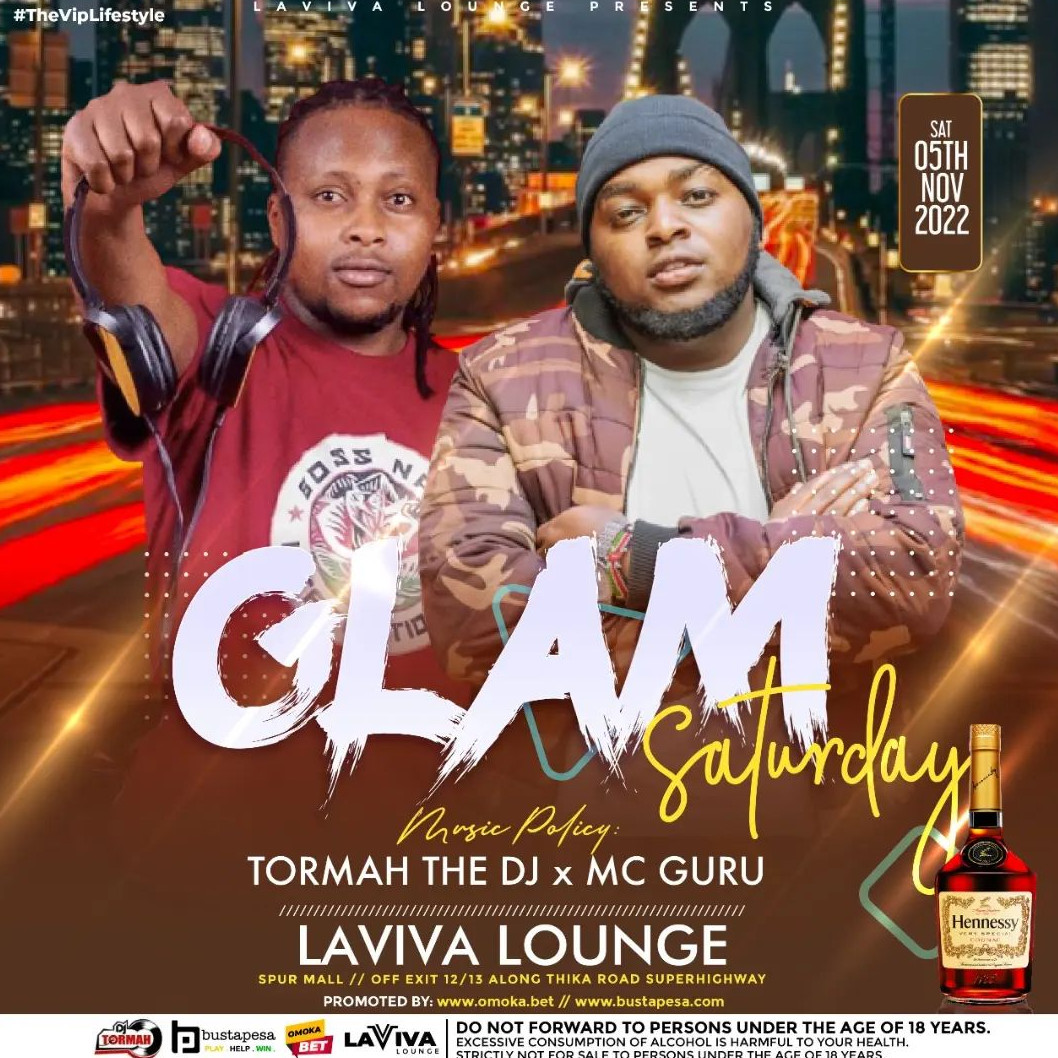 GLAM SATURDAY Poster