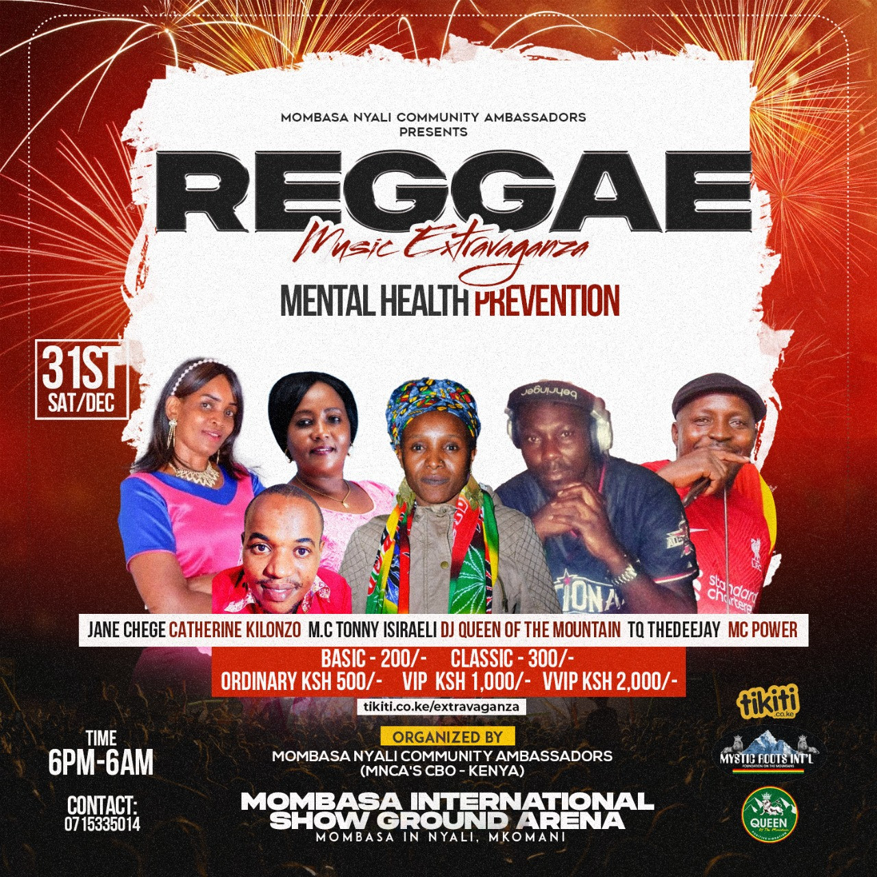 Reggae Music Extravaganza Poster