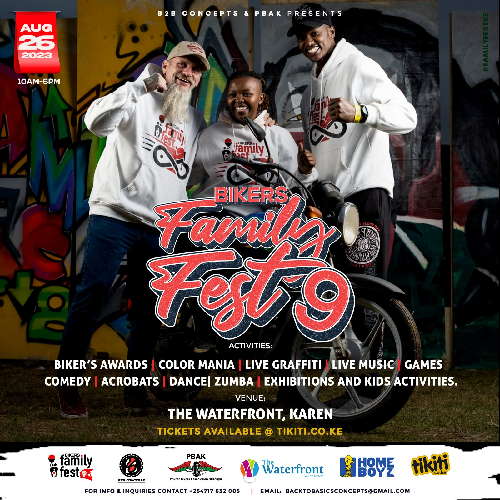 BIKERS FAMILY FEST Poster