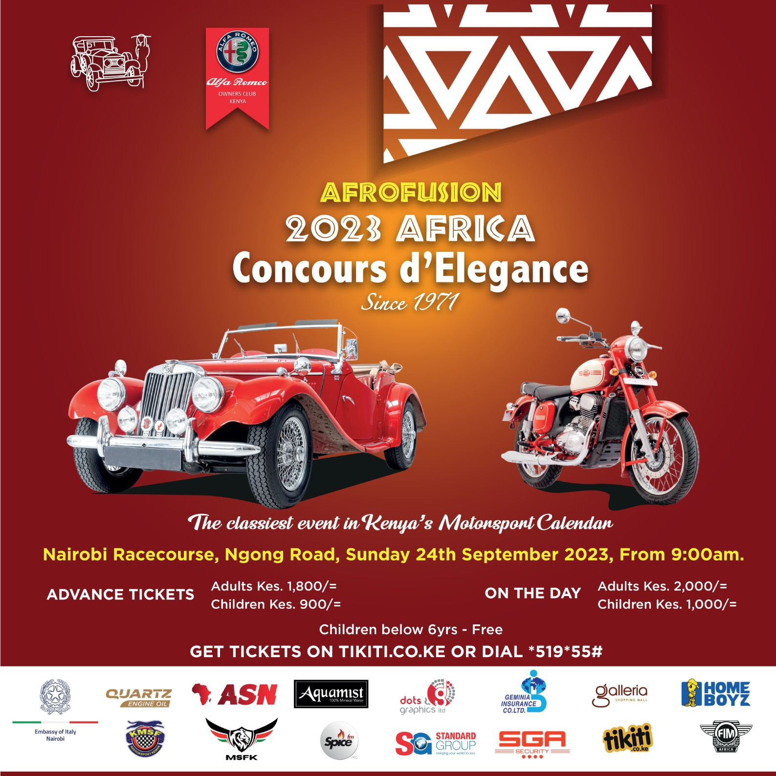 CONCOURS dELEGANCE 2023 Poster