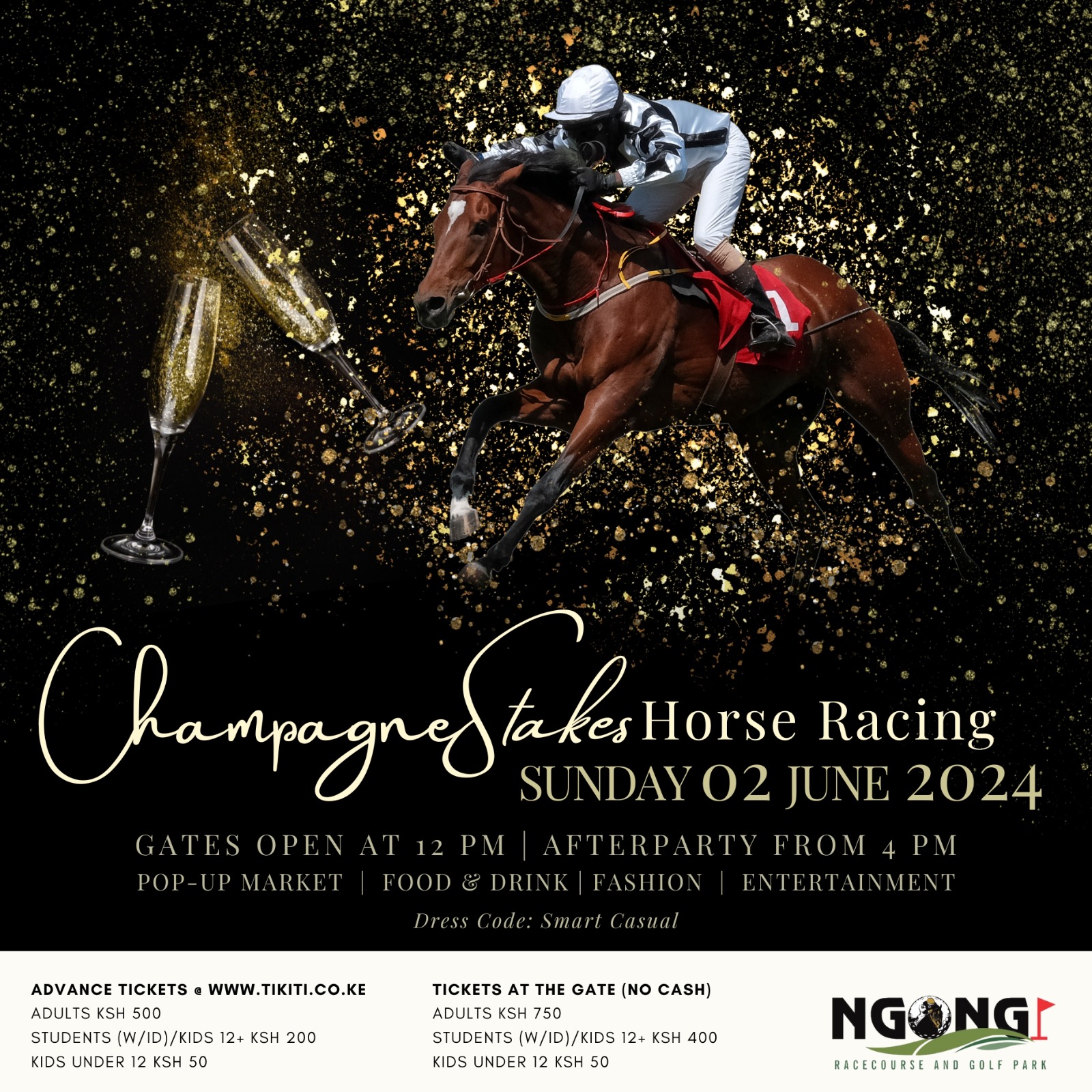 Champagne Stakes Race Day Poster