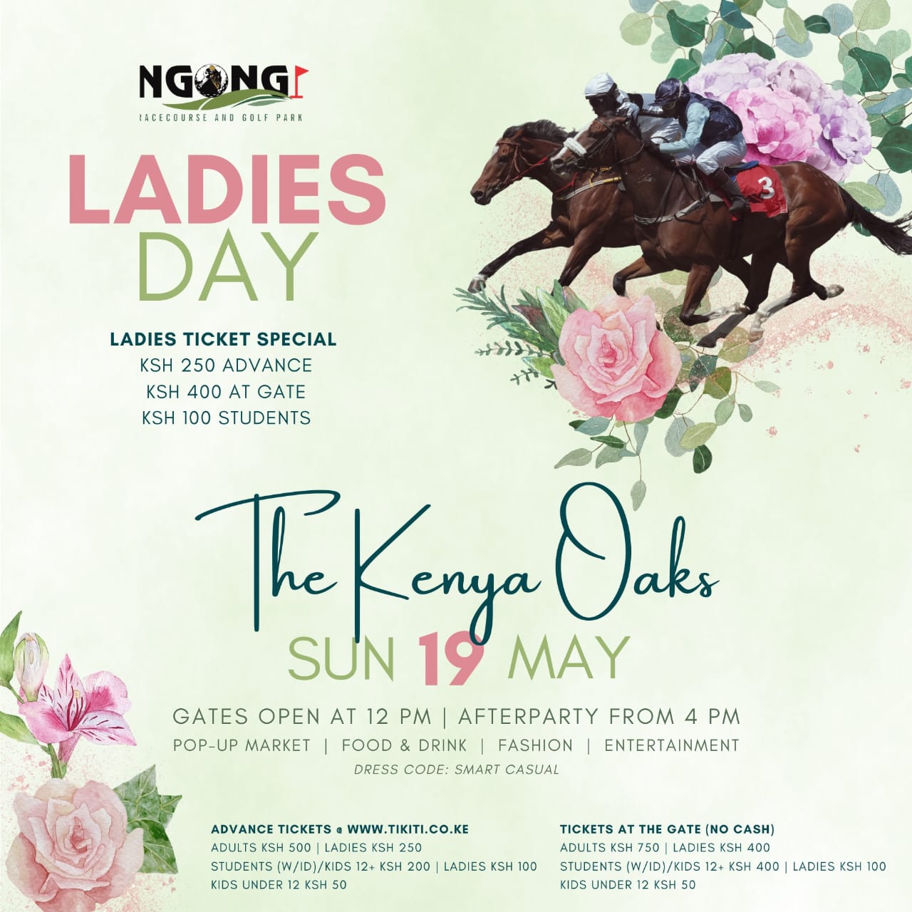 The Kenya Oaks - Ladies Day Poster